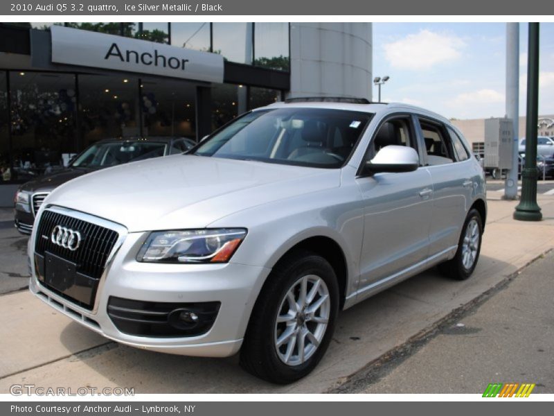 Ice Silver Metallic / Black 2010 Audi Q5 3.2 quattro
