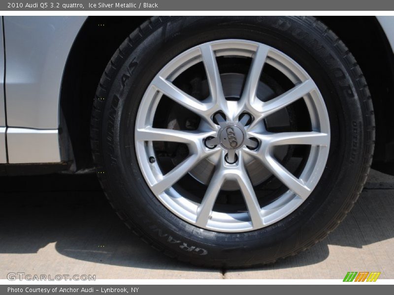 Ice Silver Metallic / Black 2010 Audi Q5 3.2 quattro