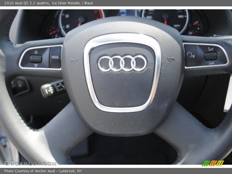 Ice Silver Metallic / Black 2010 Audi Q5 3.2 quattro