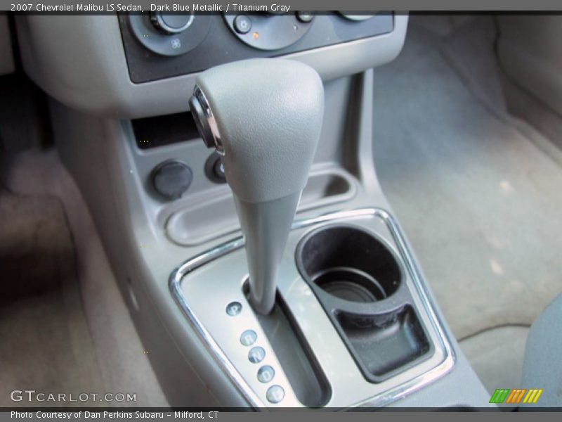 Dark Blue Metallic / Titanium Gray 2007 Chevrolet Malibu LS Sedan