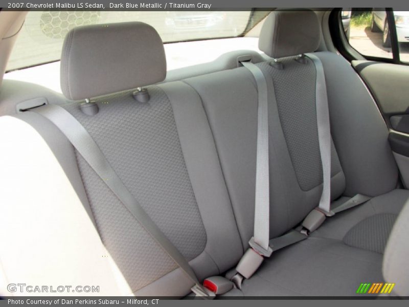 Dark Blue Metallic / Titanium Gray 2007 Chevrolet Malibu LS Sedan