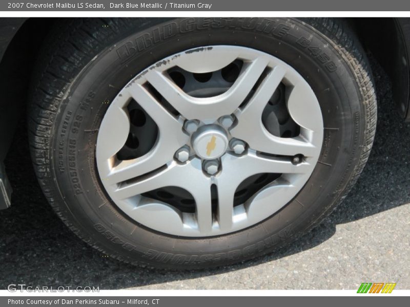 Dark Blue Metallic / Titanium Gray 2007 Chevrolet Malibu LS Sedan