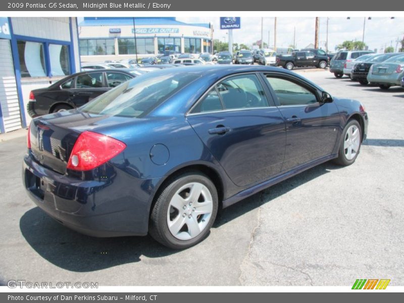 Midnight Blue Metallic / Ebony 2009 Pontiac G6 Sedan