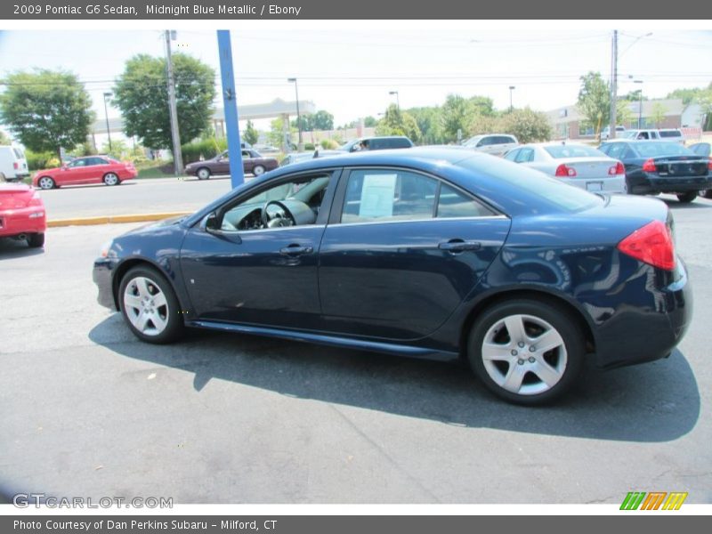 Midnight Blue Metallic / Ebony 2009 Pontiac G6 Sedan