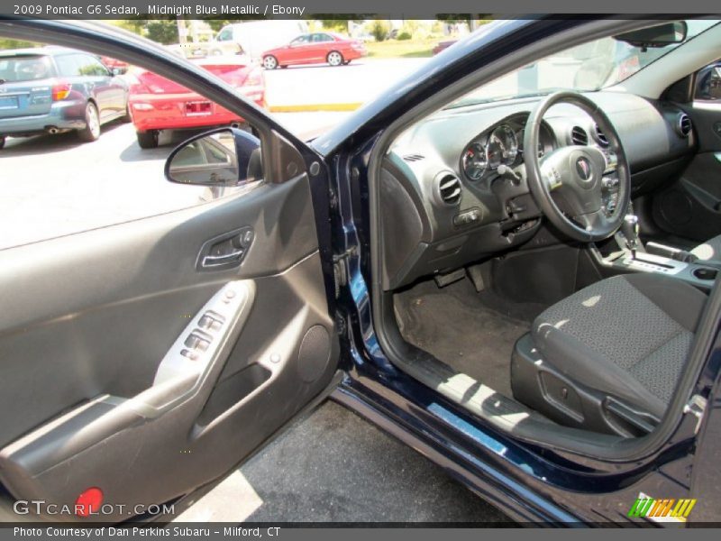 Midnight Blue Metallic / Ebony 2009 Pontiac G6 Sedan