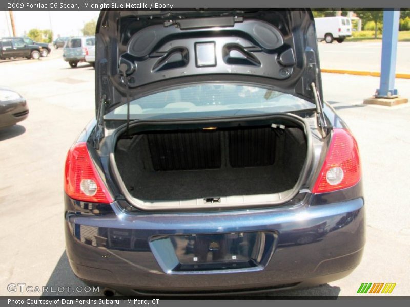 Midnight Blue Metallic / Ebony 2009 Pontiac G6 Sedan