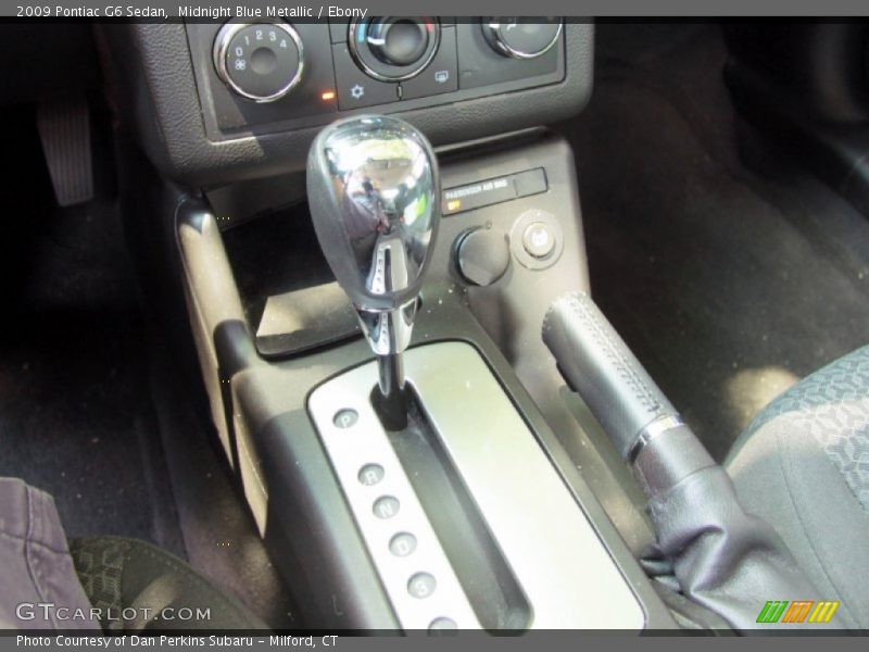 Midnight Blue Metallic / Ebony 2009 Pontiac G6 Sedan
