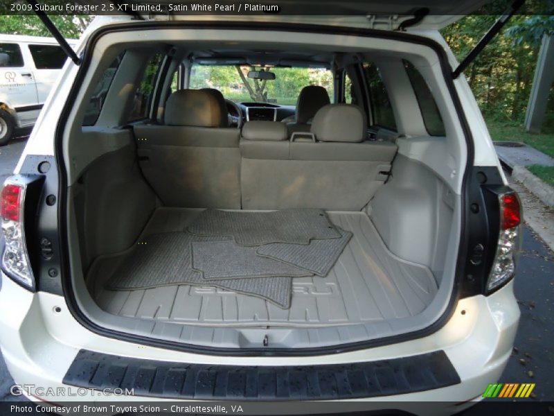 Satin White Pearl / Platinum 2009 Subaru Forester 2.5 XT Limited