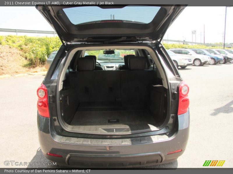 Cyber Gray Metallic / Jet Black 2011 Chevrolet Equinox LT AWD