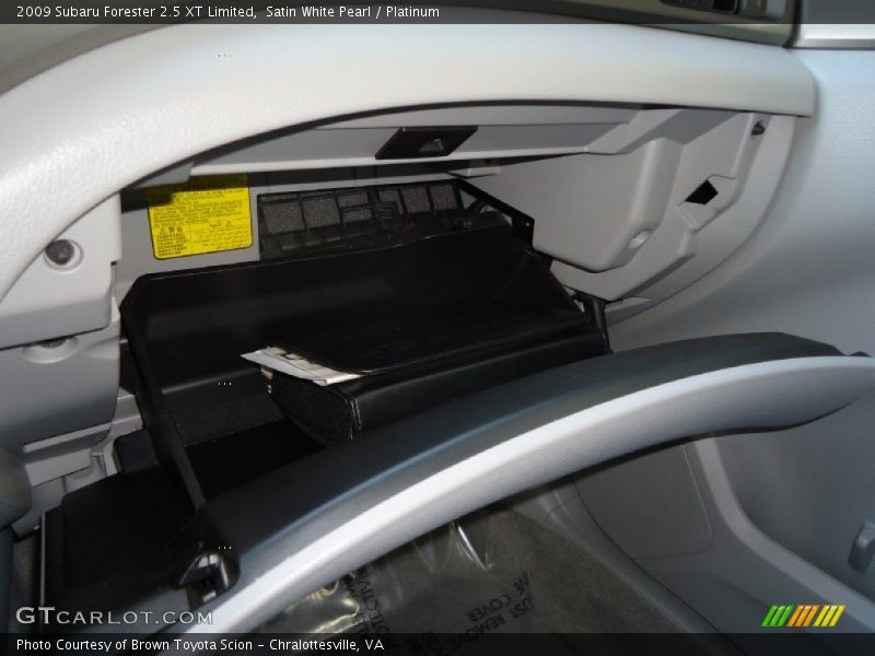 Satin White Pearl / Platinum 2009 Subaru Forester 2.5 XT Limited