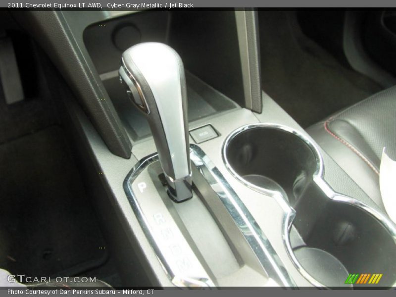 Cyber Gray Metallic / Jet Black 2011 Chevrolet Equinox LT AWD