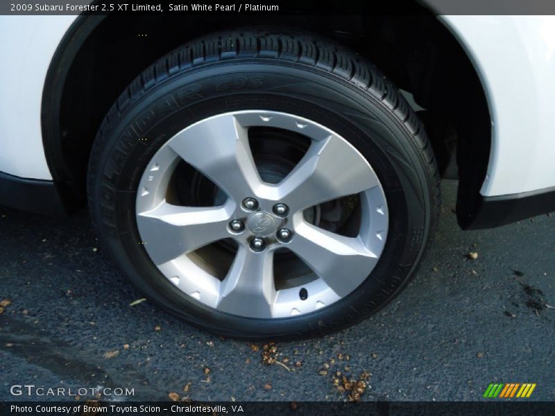 Satin White Pearl / Platinum 2009 Subaru Forester 2.5 XT Limited