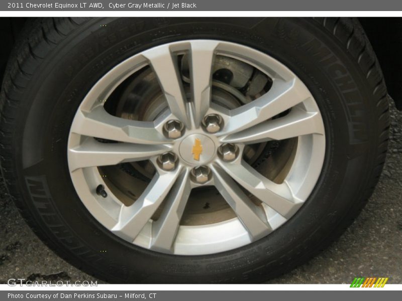 Cyber Gray Metallic / Jet Black 2011 Chevrolet Equinox LT AWD