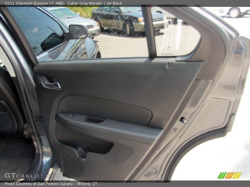 Cyber Gray Metallic / Jet Black 2011 Chevrolet Equinox LT AWD