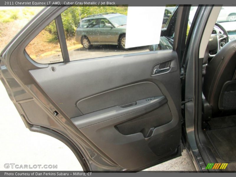 Cyber Gray Metallic / Jet Black 2011 Chevrolet Equinox LT AWD