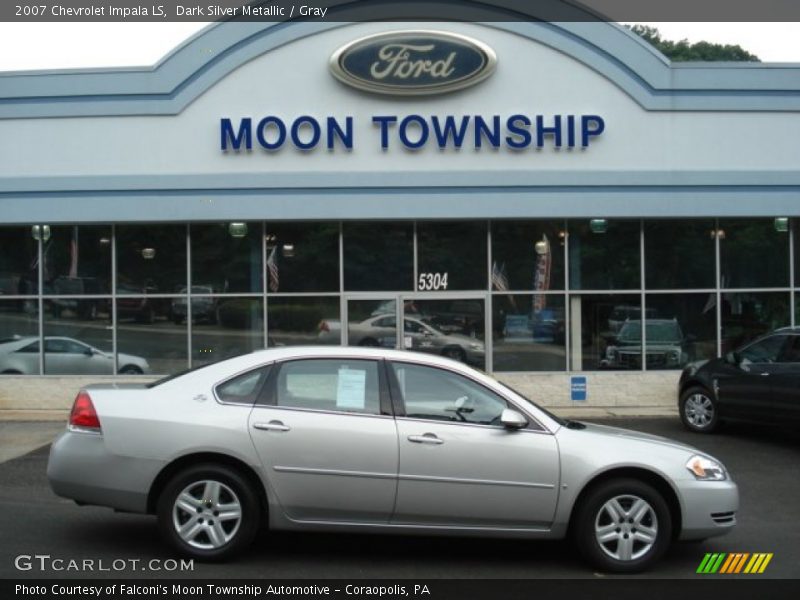 Dark Silver Metallic / Gray 2007 Chevrolet Impala LS