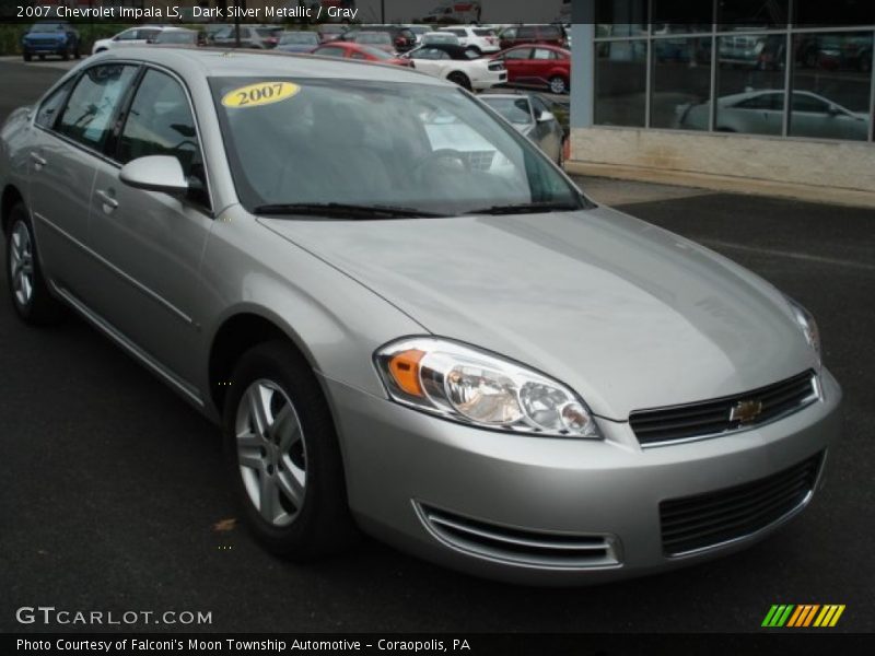 Dark Silver Metallic / Gray 2007 Chevrolet Impala LS