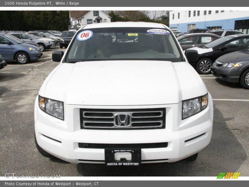 White / Beige 2006 Honda Ridgeline RT