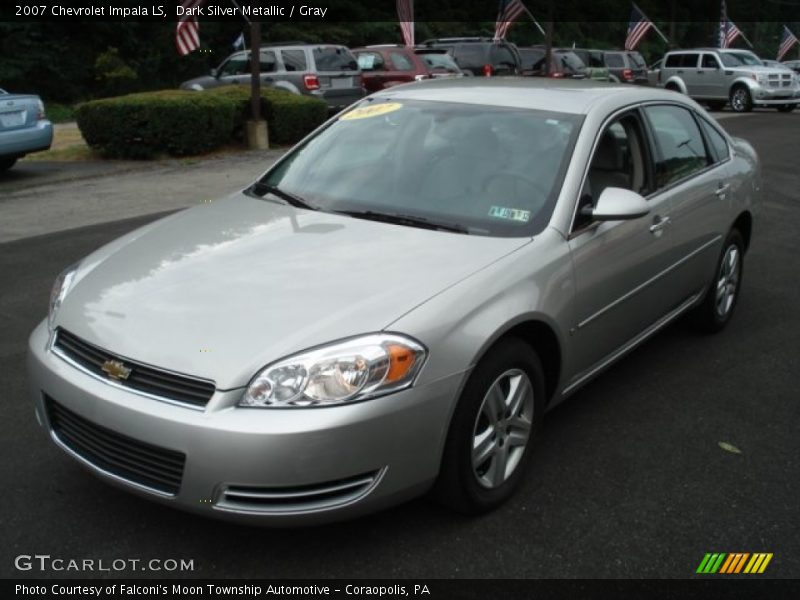 Dark Silver Metallic / Gray 2007 Chevrolet Impala LS