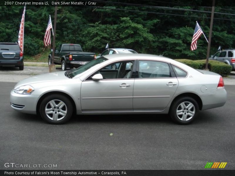 Dark Silver Metallic / Gray 2007 Chevrolet Impala LS