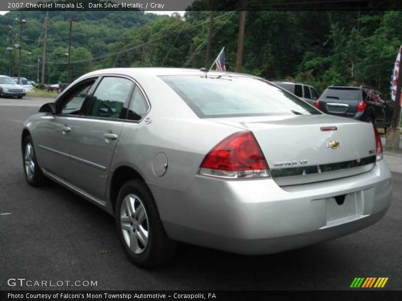 Dark Silver Metallic / Gray 2007 Chevrolet Impala LS