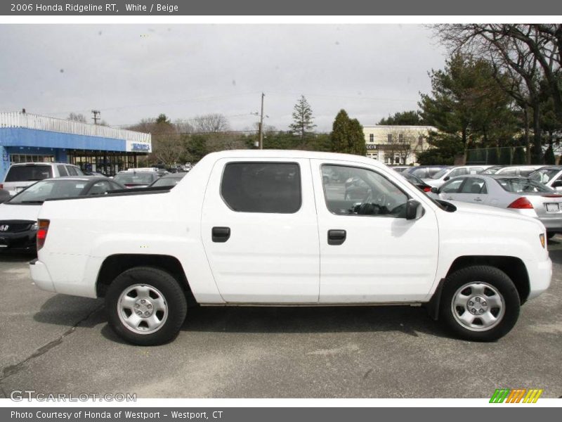 White / Beige 2006 Honda Ridgeline RT