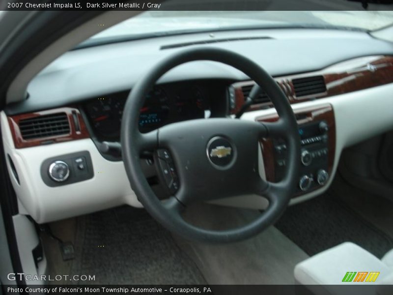 Dark Silver Metallic / Gray 2007 Chevrolet Impala LS