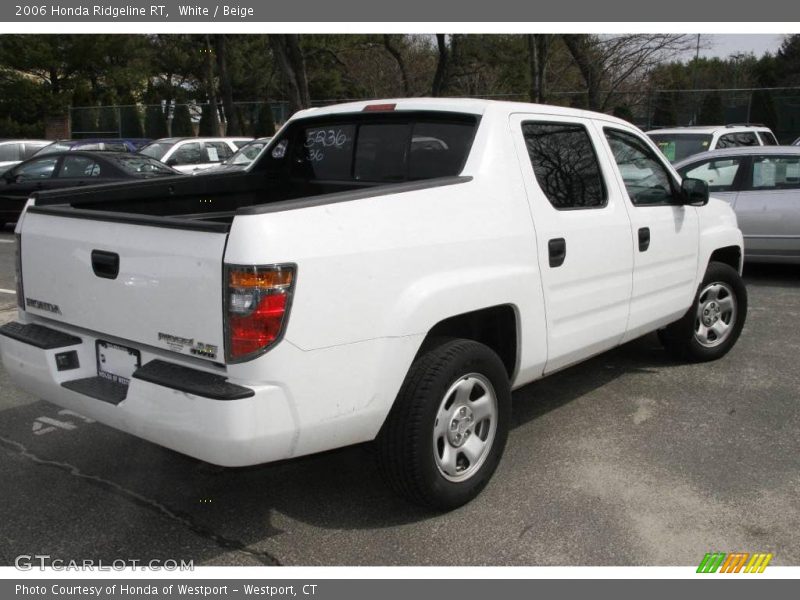 White / Beige 2006 Honda Ridgeline RT