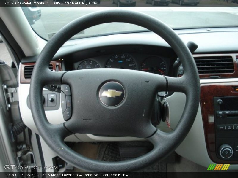 Dark Silver Metallic / Gray 2007 Chevrolet Impala LS