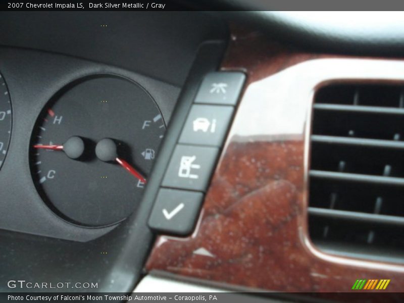 Dark Silver Metallic / Gray 2007 Chevrolet Impala LS