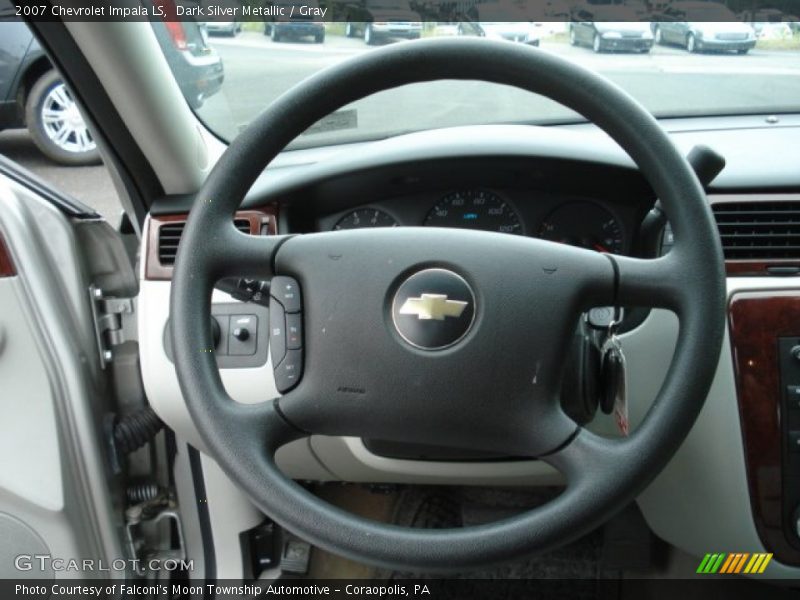 Dark Silver Metallic / Gray 2007 Chevrolet Impala LS