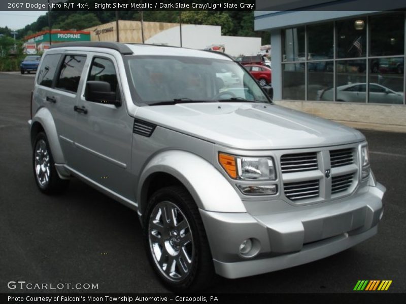 Bright Silver Metallic / Dark Slate Gray/Light Slate Gray 2007 Dodge Nitro R/T 4x4