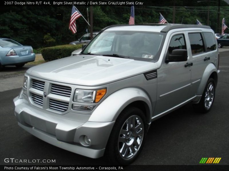 Bright Silver Metallic / Dark Slate Gray/Light Slate Gray 2007 Dodge Nitro R/T 4x4