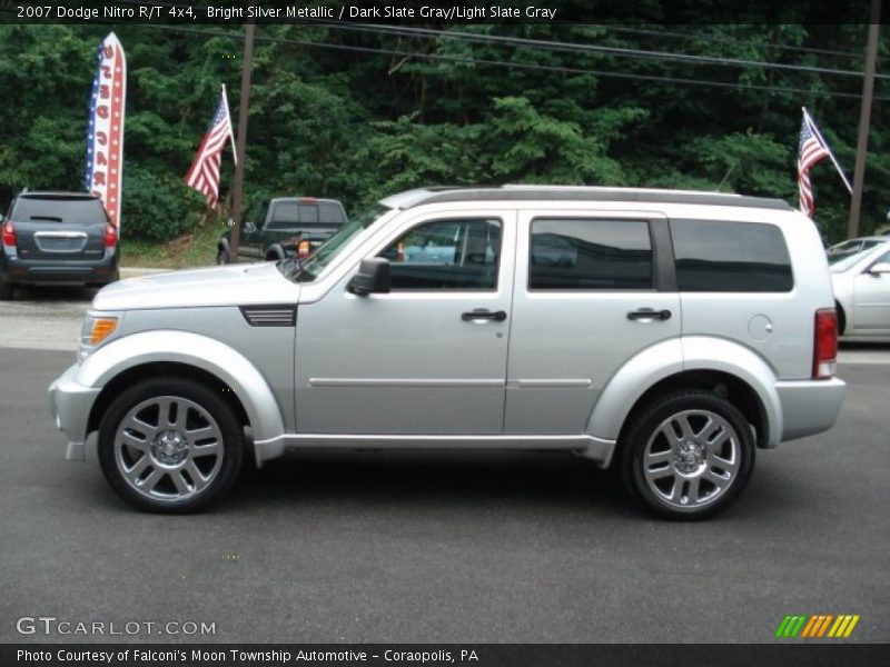 Bright Silver Metallic / Dark Slate Gray/Light Slate Gray 2007 Dodge Nitro R/T 4x4
