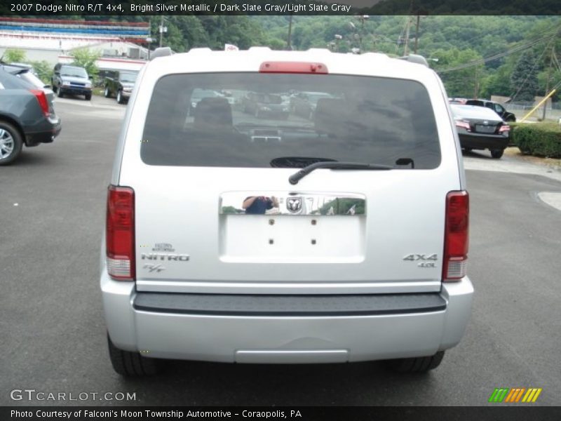 Bright Silver Metallic / Dark Slate Gray/Light Slate Gray 2007 Dodge Nitro R/T 4x4