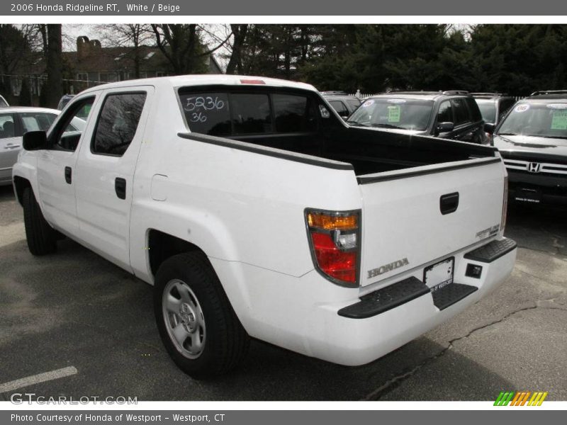White / Beige 2006 Honda Ridgeline RT