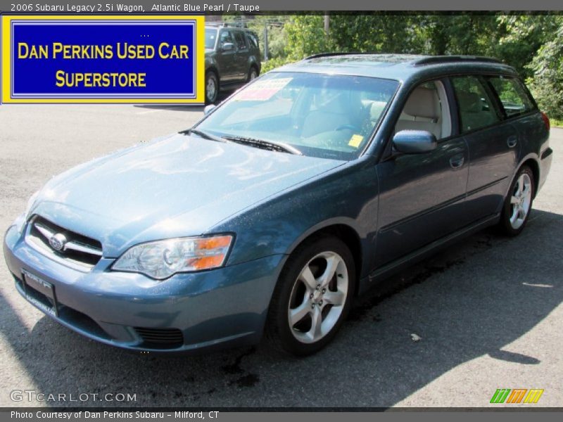 Atlantic Blue Pearl / Taupe 2006 Subaru Legacy 2.5i Wagon