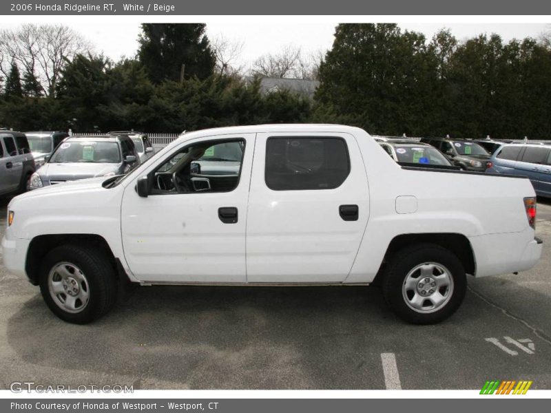 White / Beige 2006 Honda Ridgeline RT