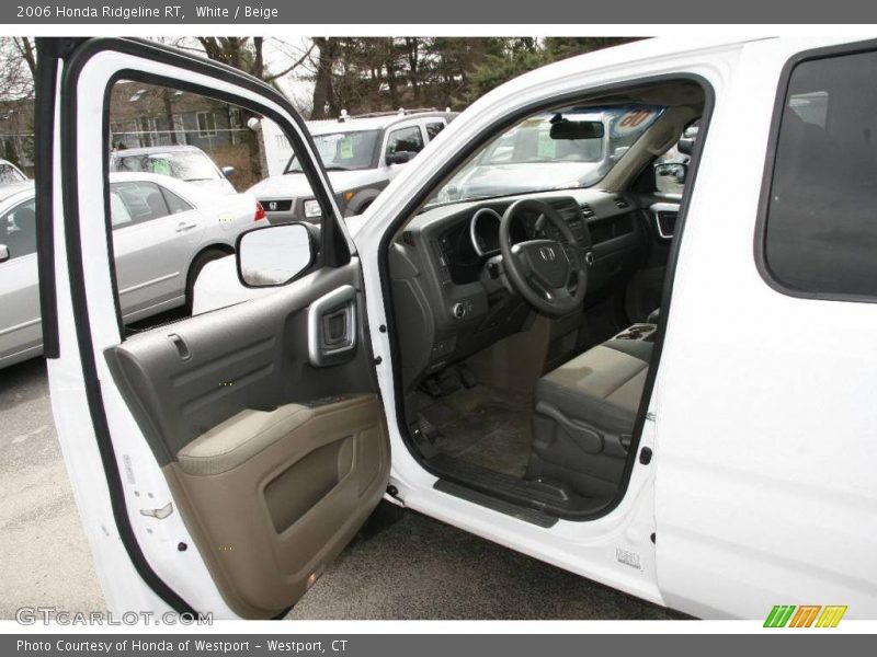 White / Beige 2006 Honda Ridgeline RT