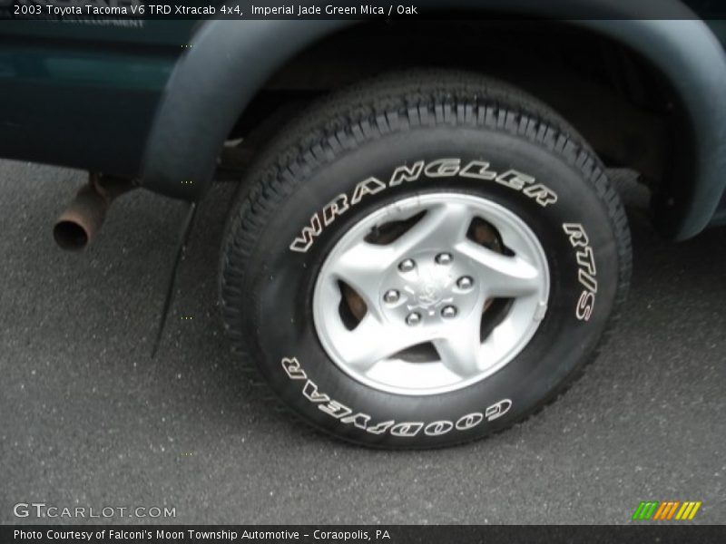 Imperial Jade Green Mica / Oak 2003 Toyota Tacoma V6 TRD Xtracab 4x4