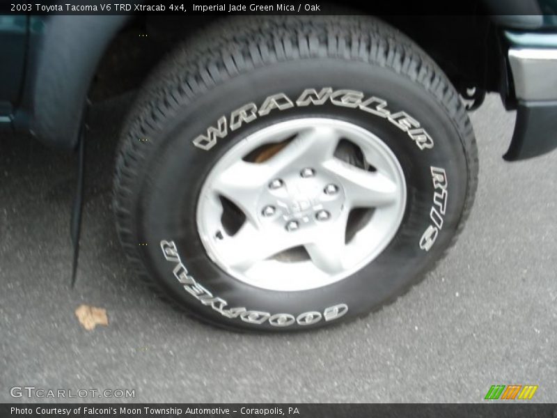Imperial Jade Green Mica / Oak 2003 Toyota Tacoma V6 TRD Xtracab 4x4