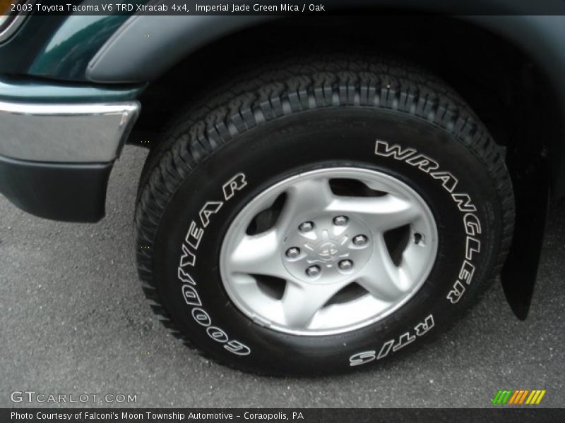 Imperial Jade Green Mica / Oak 2003 Toyota Tacoma V6 TRD Xtracab 4x4