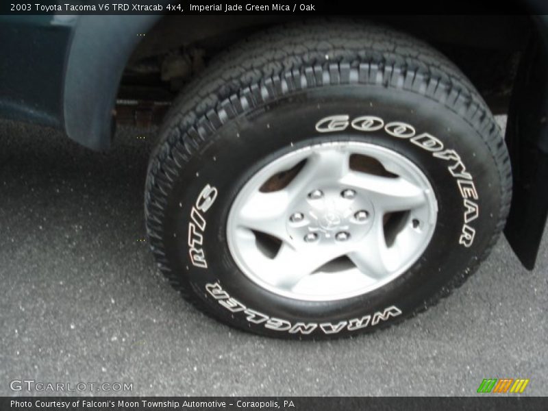 Imperial Jade Green Mica / Oak 2003 Toyota Tacoma V6 TRD Xtracab 4x4