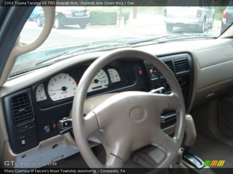 Imperial Jade Green Mica / Oak 2003 Toyota Tacoma V6 TRD Xtracab 4x4