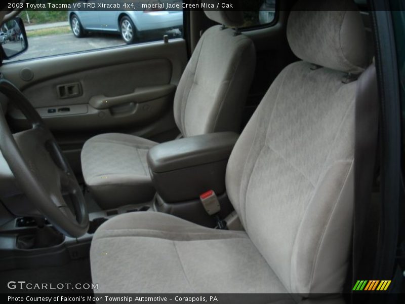 Imperial Jade Green Mica / Oak 2003 Toyota Tacoma V6 TRD Xtracab 4x4