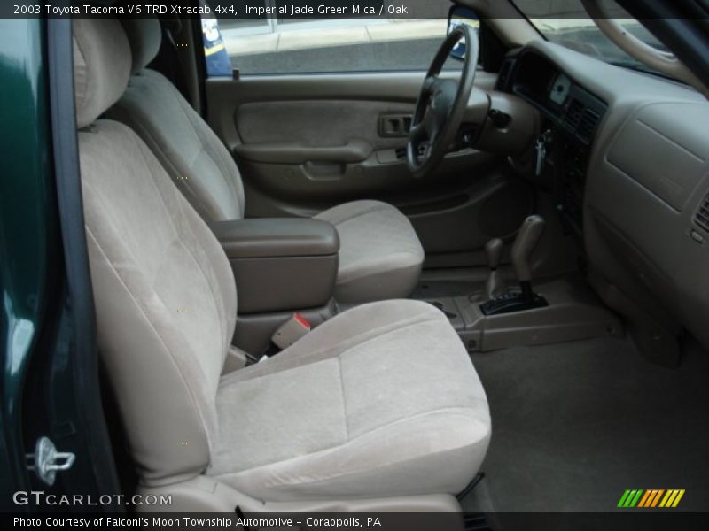 Imperial Jade Green Mica / Oak 2003 Toyota Tacoma V6 TRD Xtracab 4x4