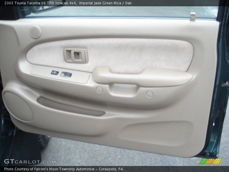 Imperial Jade Green Mica / Oak 2003 Toyota Tacoma V6 TRD Xtracab 4x4