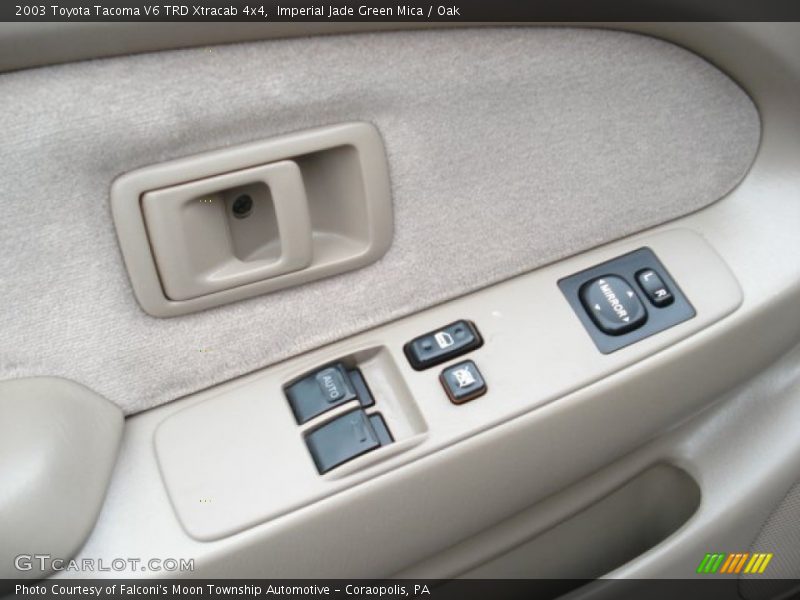 Imperial Jade Green Mica / Oak 2003 Toyota Tacoma V6 TRD Xtracab 4x4