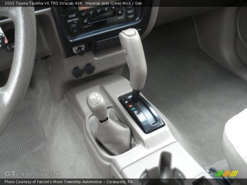 Imperial Jade Green Mica / Oak 2003 Toyota Tacoma V6 TRD Xtracab 4x4