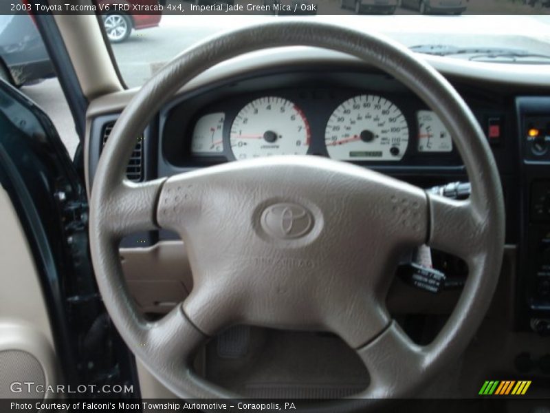 Imperial Jade Green Mica / Oak 2003 Toyota Tacoma V6 TRD Xtracab 4x4